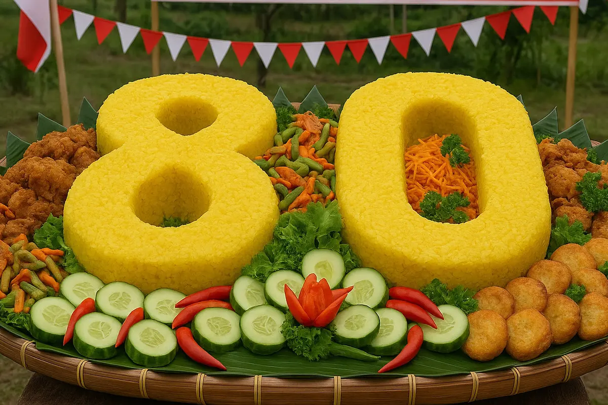 7 Model Tumpeng 17 Agustus Unik dan Kreatif, Meriahkan Perayaan Kemerdekaan RI ke-80