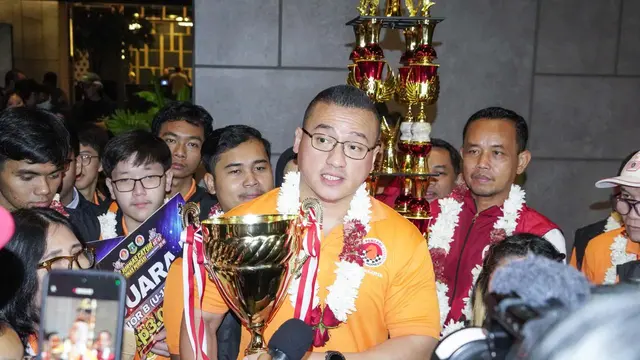 Perayaan DKI Jakarta sebagai juara umum Kejurnas Catur 2026