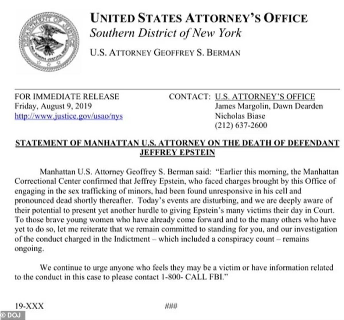 Jeffrey Epstein