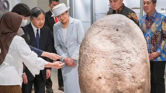 Kunjungan Kaisar Jepang Naruhito ke Museum Nasional
