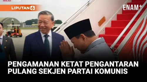 VIDEO: Prabowo Antar Sekjen Partai Komunis Vietnam Pulang