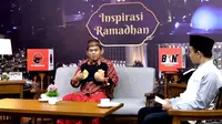 Sejarawan KH Zainul Milal Bizawie atau akrab disapa Gus Milal dalam Talkshow Inspirasi Ramadhan BKN PDIP. (Foto: Istimewa).
