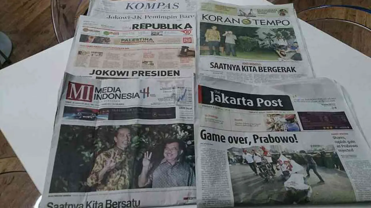 Kemenangan Jokowi-JK di Media-media Indonesia