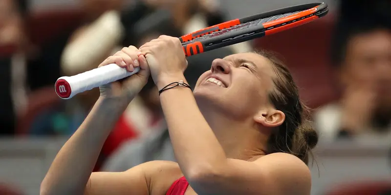 Simona Halep di semifinal China Terbuka 2017