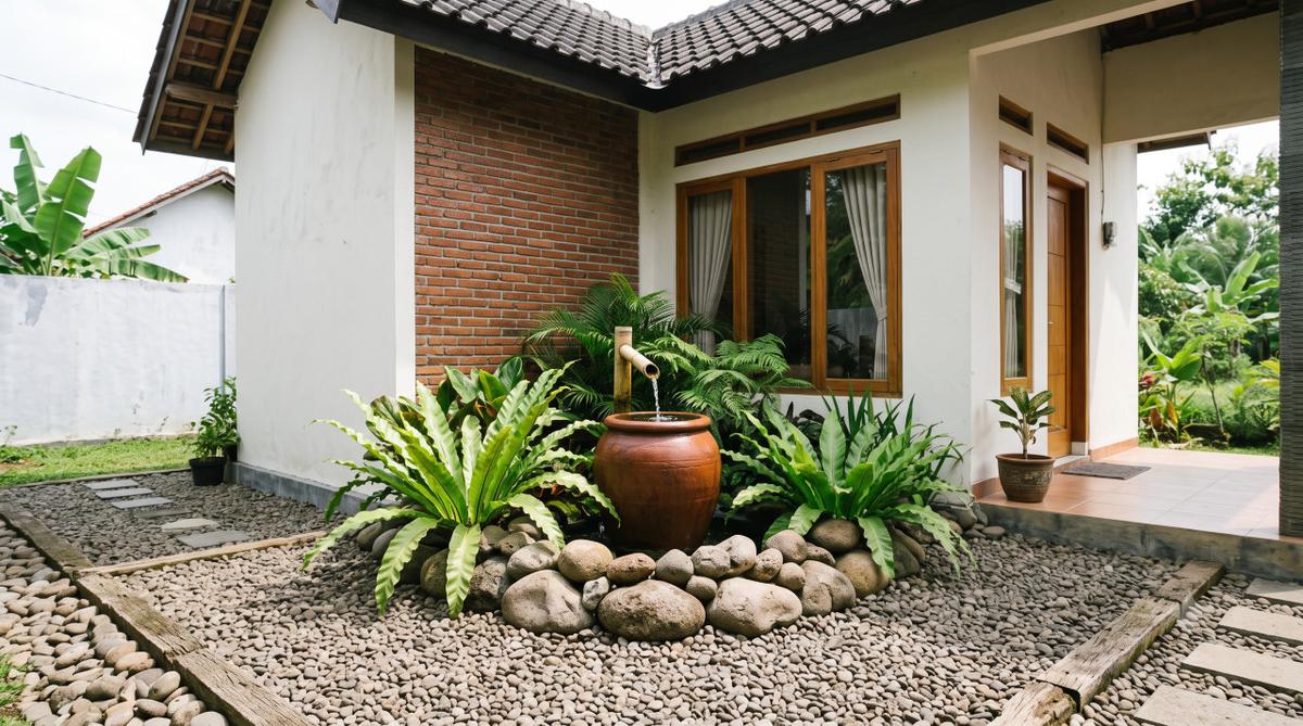 Gravel Garden untuk Sudut Rumah