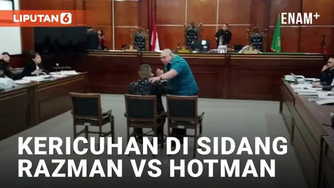Perang Pengacara: Sidang Razman vs Hotman Berujung Adu Jotos