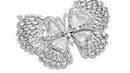 Bros kupu-kupu dengan berlian berpotongan hati (36,55 karat) dan potongan marquise (4,05 karat) (Foto: Chopard)
