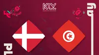 Piala Dunia 2022 - Denmark Vs Tunisia (Bola.com/Adreanus Titus)