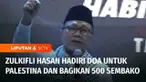 Ketua Umum Partai Amanat Nasional, Zulkifli Hasan menghadiri acara doa dan selawat untuk Palestina di Kabupaten Semarang, Jawa Tengah, yang dihadiri ribuan warga. Sebelumnya Zulhas juga membagikan 500 paket sembako kepada warga Ungaran, Kabupaten Sem...