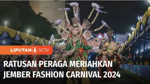 VIDEO: Usung Konsep Ramah Lingkungan, Jember Fashion Carnival 2024 Gunakan Barang Daur Ulang