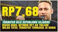 5 Pemain dengan Total Transfer Termahal di Dunia, Neymar Pecahkan Rekor Gila Rp7,68 Triliun