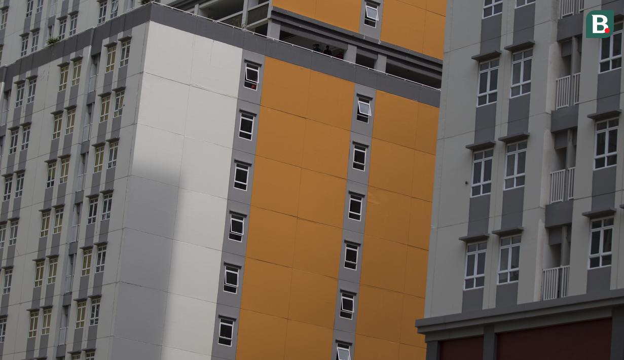 Suasana Wisma Atlet di Kemayoran, Jakarta, Senin (26/2/2018). Lokasi ini akan dijadikan tempat tinggal para atlet pada ajang Asian Games 2018. (Bola.com/Vitalis Yogi Trisna)