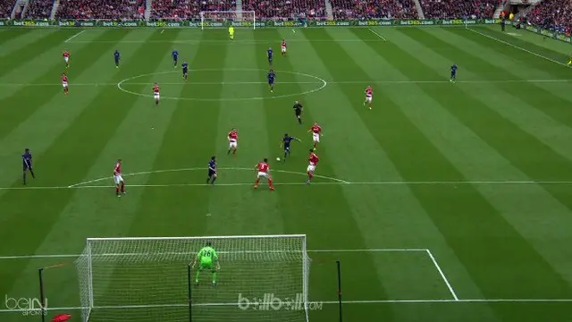 Tembakan Roket Jesse Lingard Warnai Kemenangaan Manchester United atas Middlesbrough 