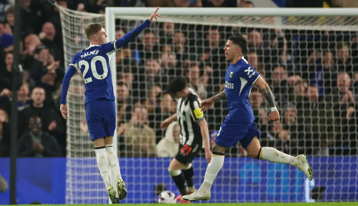 Jelang turun minum, Newcastle berhasil menyamakan kedudukan melalui gol yang dicetak Alexander Isak pada menit ke-43. (AP Photo/Ian Walton)