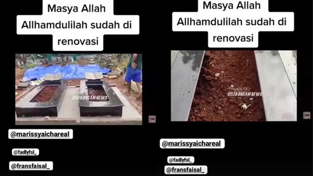 5 Potret Terbaru Makam Vanessa Angel dan Bibi Ardiansyah Usai Direnovasi Juragan 99
