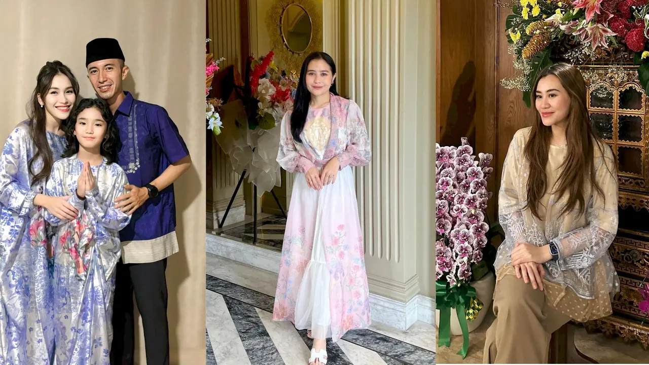 8 Adu Gaya Public Figure Rayakan Lebaran Hari Kedua, dari Ayu Ting Ting, Prilly Latuconsina, hingga Aaliyah Massaid