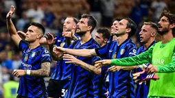 Menghadapi Atalanta di di Stadion San Siro, Inter Milan tampil sangat solid dan meraih kemenangan empat gol tanpa balas. (Piero CRUCIATTI/AFP)