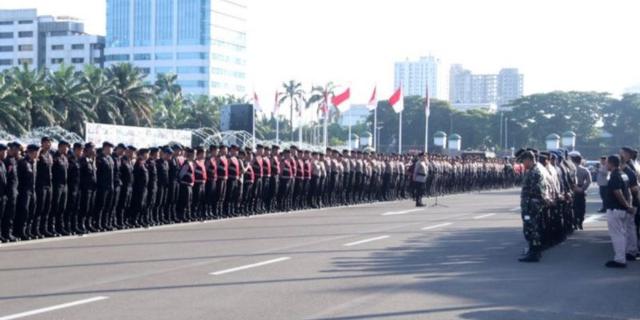 Ada Demo Buruh Depan Gedung DPR, Polisi Siagakan 1.948 Personel Tanpa Senjata Api