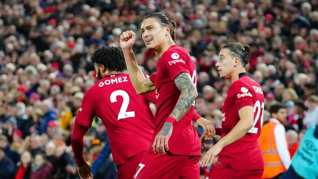 Darwin Nunez Bawa Liverpool Taklukkan West Ham United di Liga Inggris