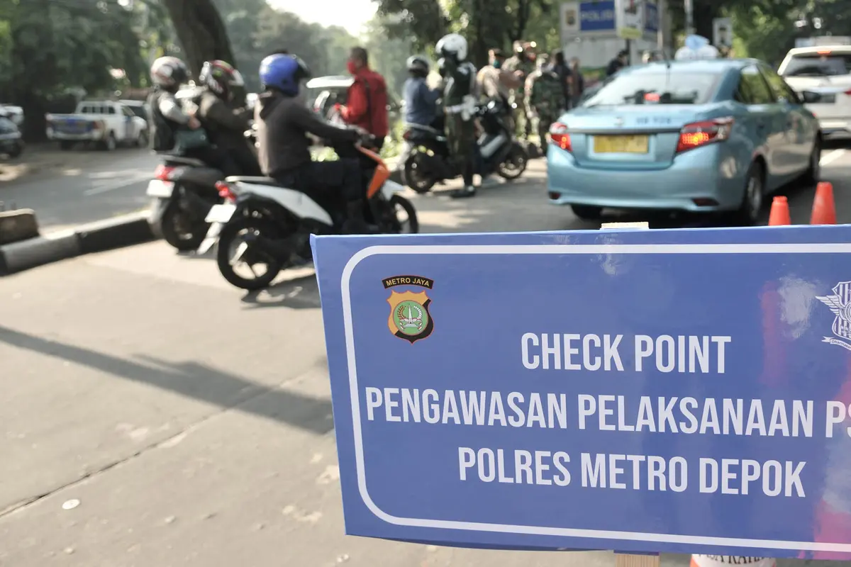 Hari Pertama PSBB Depok