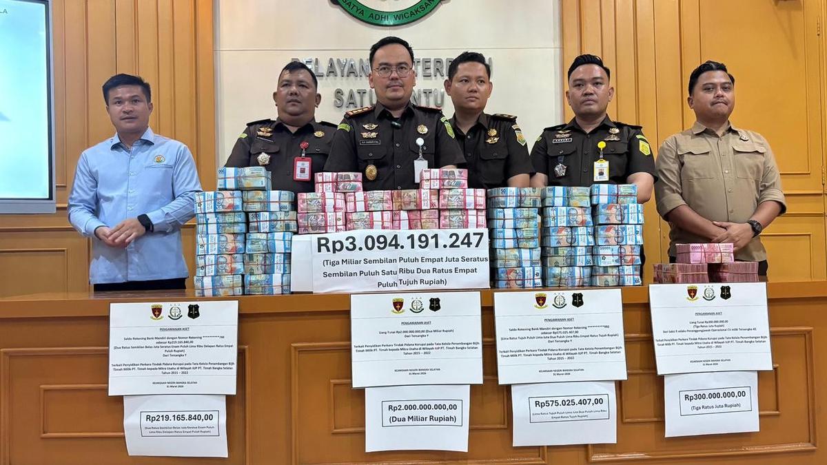 Pemulihan Aset Kasus Tambang Bangka Selatan, Kejaksaan Sita Rp 3 Miliar dan 2 SPBU  #News