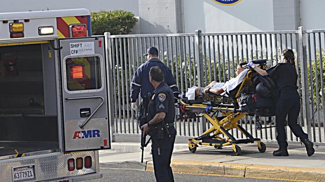 Penembakan massal di  Saugus High School, Santa Clarita, California. (Rick McClure via AP)