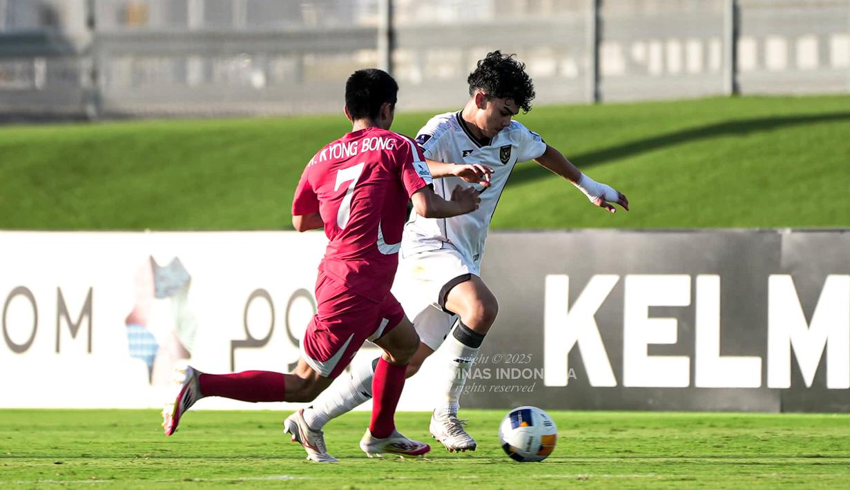 Timnas Indonesia U-17 tanpa ampun disikat Korea Utara U-17 0-6 di King Abdullah Sports City Hall Stadium, Jeddah, pada Senin (14/4/2025) malam WIB. (Dok. PSSI)