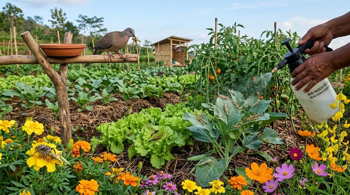 Cara Mengatasi Belalang yang Sering Memakan Daun Sayuran