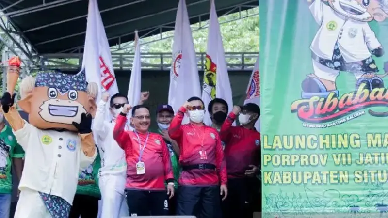 Si-Babal (banteng baluran) sebagai maskot Pekan Olahraga Provinsi (Porprov Jawa Timur Ke-VII yang akan dilaksanakan pada pertengahan tahun 2022.