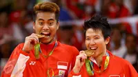 Tontowi Ahmad/Liliyana Natsir berhasil meraih medali emas Olimpiade Rio setelah mengandaskan pasangan dari Malaysia.