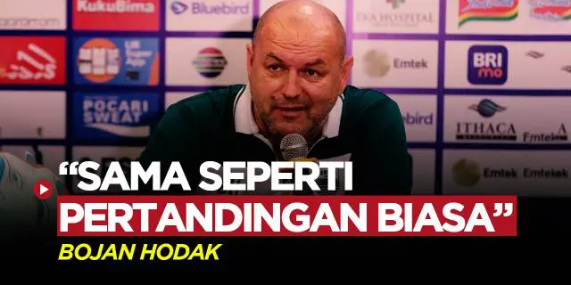 VIDEO: Pelatih Persib Bandung Sebut Laga Melawan Persija Jakarta Sama Seperti Pertandingan Biasa
