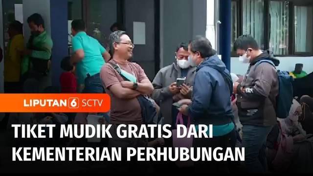 Kementerian Perhubungan menyediakan tiket gratis mudik kepada masyarakat yang akan mudik. Ratusan armada bus disiapkan bagi para pemudik ke berbagai tujuan.