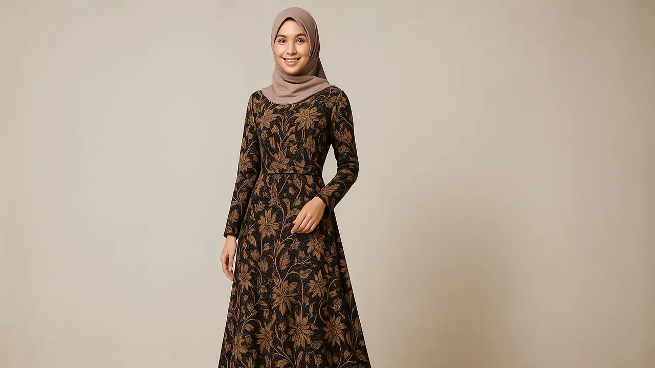 13 Model Baju Batik Syari Modern Anti Terlihat Tua saat Kondangan Outdoor, Tampilan Fresh dan Percaya Diri