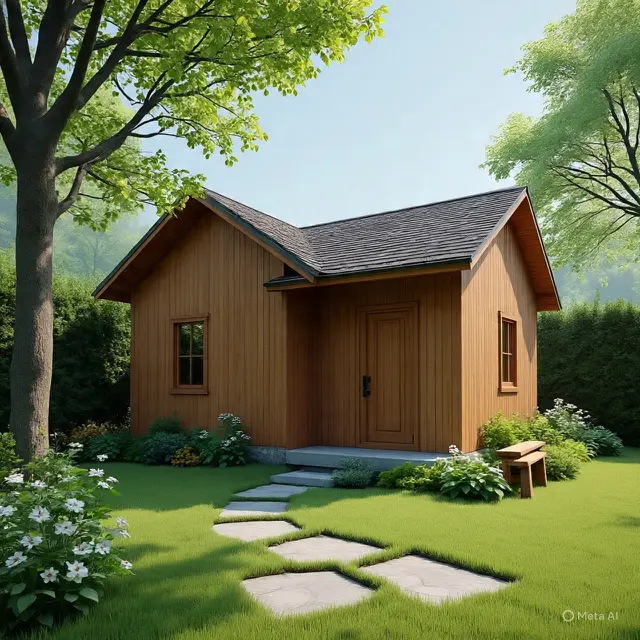 Rumah Kayu 4x6 Sederhana