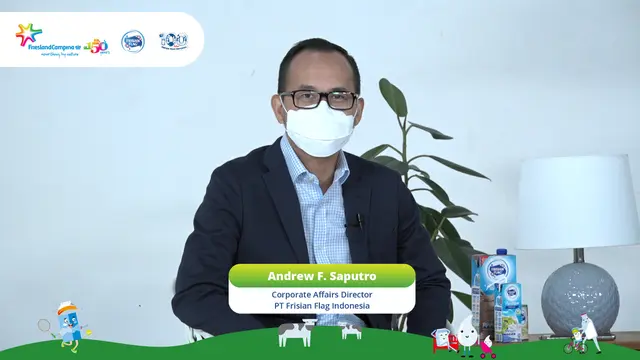Corporate Affairs Director Frisian Flag Indonesia, Andrew F. Saputro,