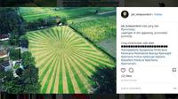 Lapangan Bola di Desa Geparang, Kecamatan Purwodadi, Kabupaten Purworejo. (Liputan6.com/Instagram @jak_independent)