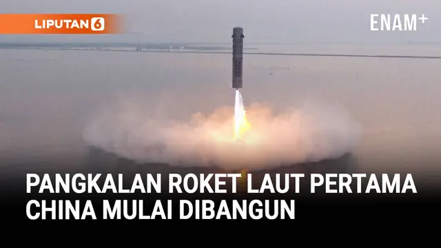 China Bangun Pangkalan Roket Daur Ulang Lepas Pantai Pertama