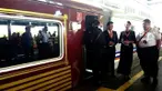 Presiden Joko Widodo memilih menggunakan kereta api dalam kunjungan kerjanya di Sukabumi, Jawa Barat