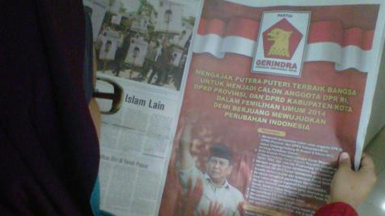 Prabowo pasang iklan gede-gedean cari calon anggota DPR