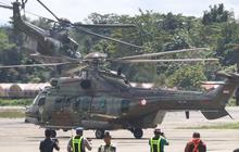 FOTO: Penampakan Helikoper TNI Dikerahkan untuk Evakuasi Jenazah Pilot Selandia Baru yang Dibunuh KKB di Papua