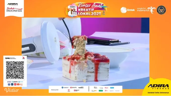 Lezatnya Strawberry Cheesecake Buatan Chef Yuda Bustara di Konser Amal Kreatif Lokal, Intip Resepnya Yuk!