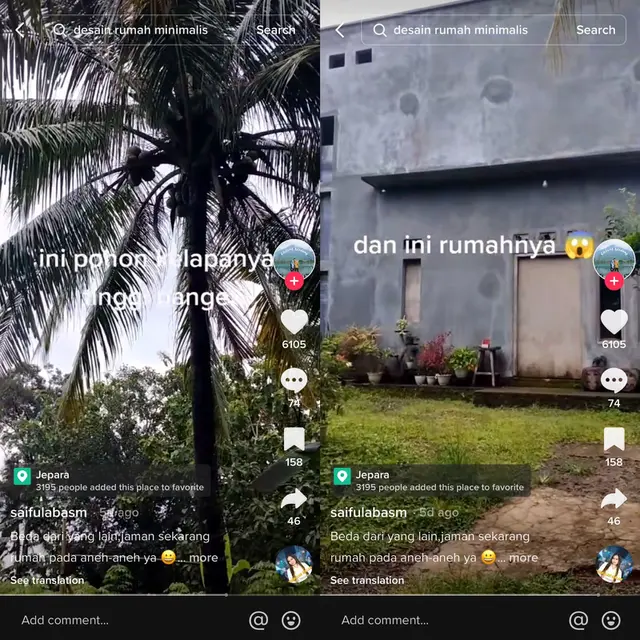 Viral Rumah Unik Setinggi Pohon Kelapa, Bikin Warganet Bingung Punya