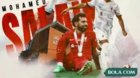 Liverpool - Ilustrasi Mohamed Salah (Bola.com/Adreanus Titus)