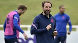 Meski demikan, pasukan Gareth Southgate wajib waspada saat menghadapi Ukraina. Anak asuh Andriy Shevchenko jadi salah satu tim yang bermain tanpa beban di perempat
final kali ini. (AP Photo/Rui Vieira)