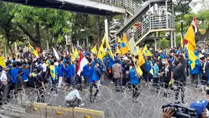 Ada 2 Demo Mahasiswa di Jakpus Hari Ini, Ratusan Personel Siaga