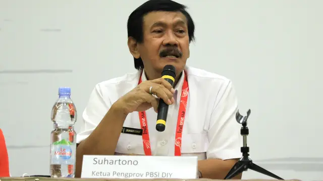Suhartono - Ketua Umum Pengurus Provinsi PBSI Daerah Istimewa Yogyakarta