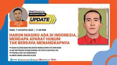 Kepala Divisi Hubungan Internasional (Kadiv Hubinter) Polri, Irjen Krishna Murti, bikin geger. Ia mengungkap buronan Komisi Pemberantasan Korupsi (KPK) Harun Masiku masih berada di Indonesia.