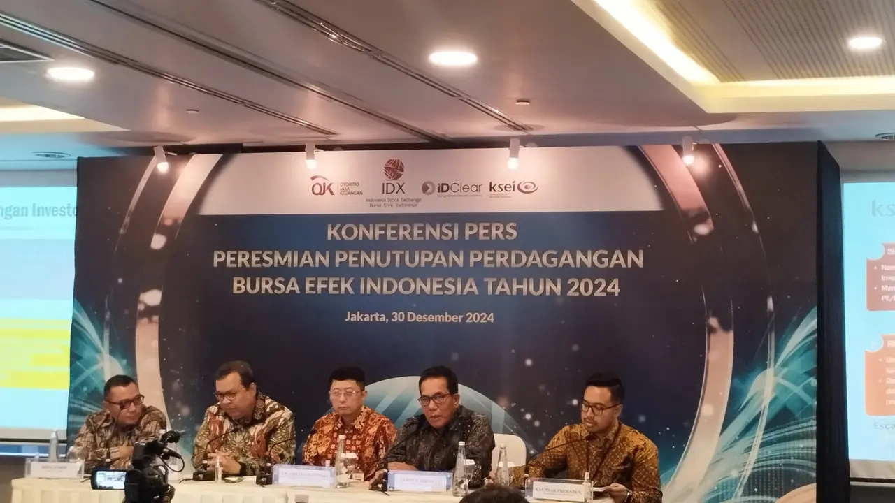 BEI: Kapitalisasi Pasar Saham Sentuh Rp 12.264 Triliun, Naik 5,05 Persen hingga 27 Desember 2024