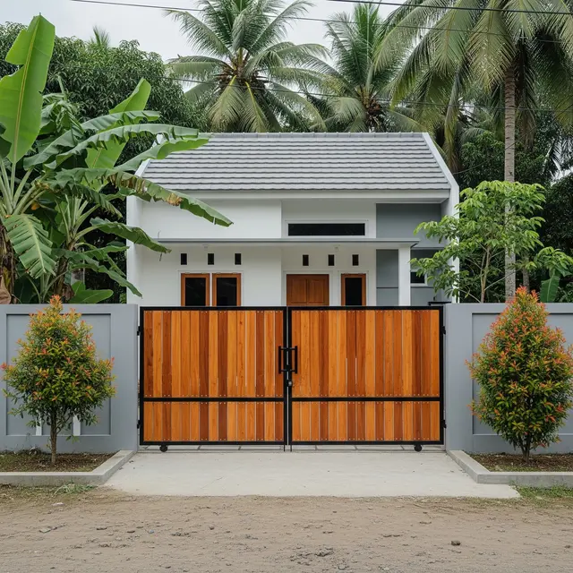 9 Model Gerbang Rumah Type 36 di Kampung, Tampilan Depan Makin Apik