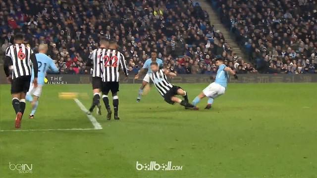 Sergio Aguero menjadi bintang kemenangan Manchester City saat memukul Newcastle dengan skor 3-1 di Etihad, Sabtu (20/1). Striker a...